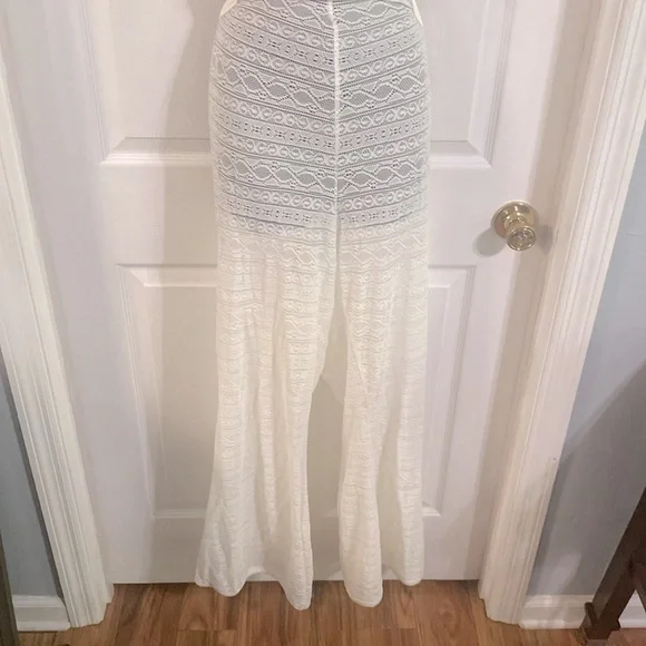 Yitty off white knit flare leg jumpsuit, size 1X, NWT. - Picture 5 of 16